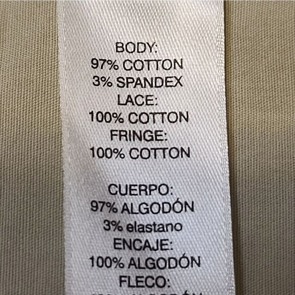 Chico's Tan Blazer Relaxed Fit with Fringe - Picture 5 of 7